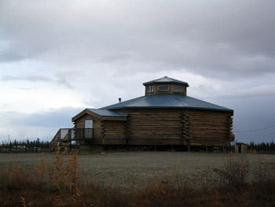 The community center in Allakaket, September 2005