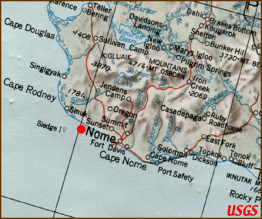 Nome Area Map