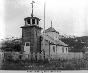 Russian Church in Seldovia, Alaska.