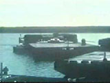 Barges Preparing to Dock