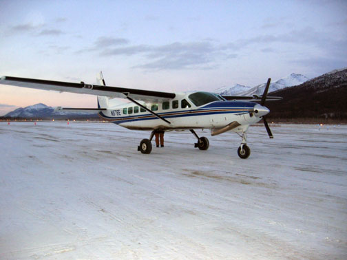 Airplane at Coldfoot airstrip