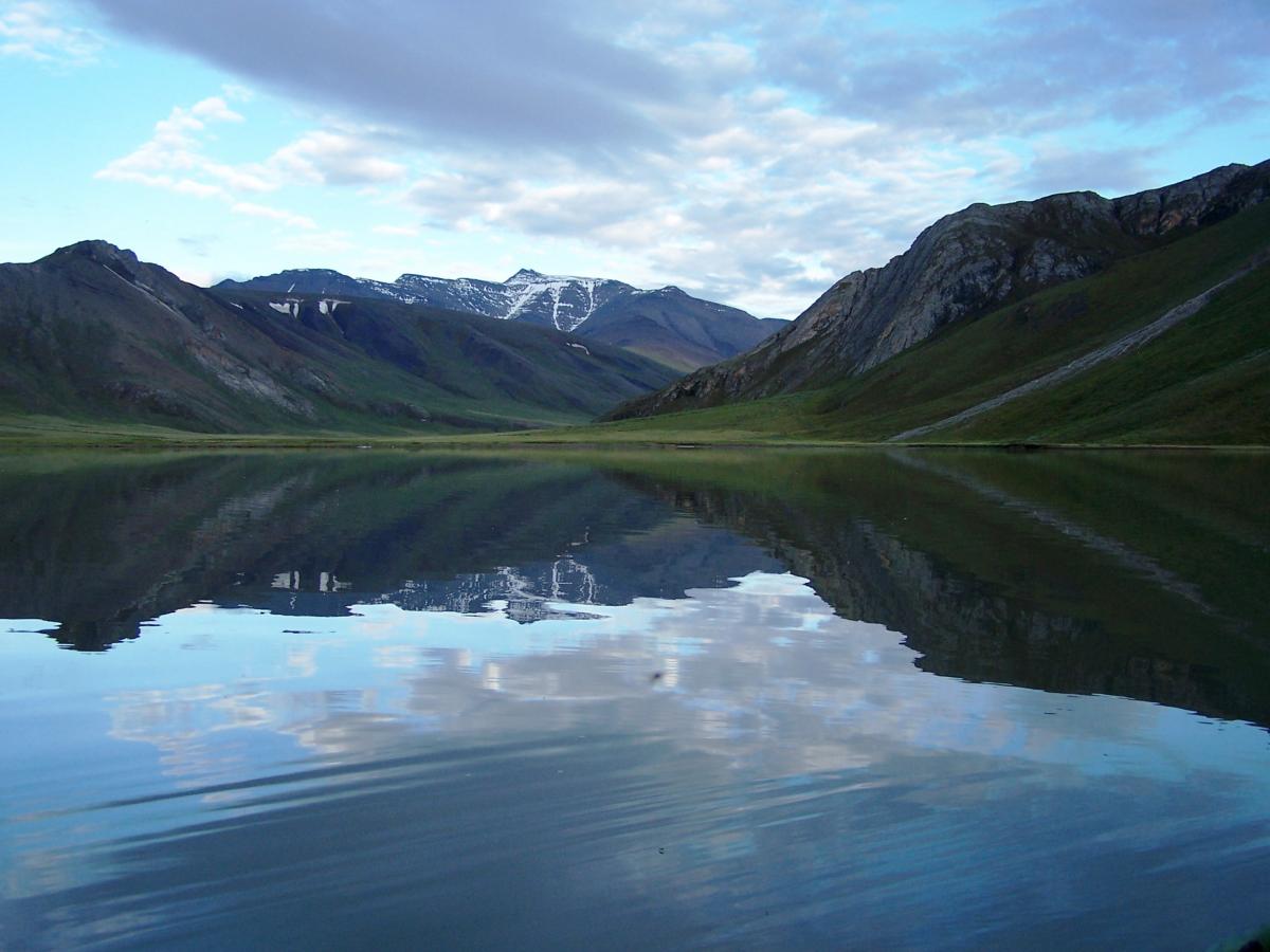 Kurupa Lake, located in the Gates of the Arctic National Park