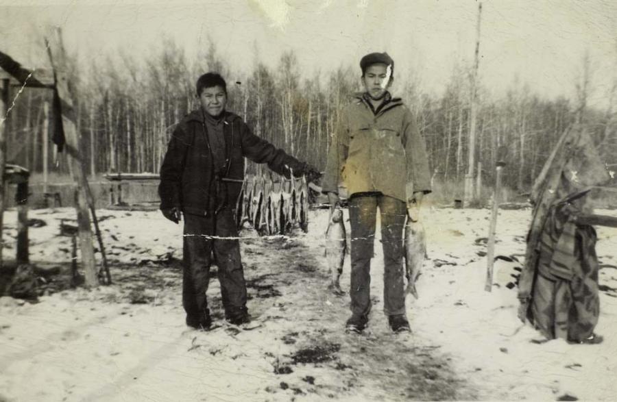 Boys With Fish Harvest
