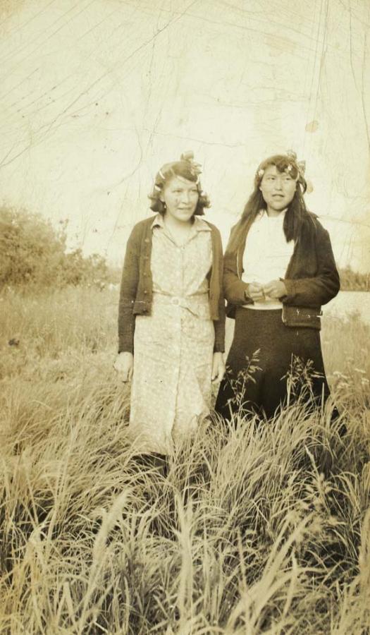 Frances James and Isabelle Issac