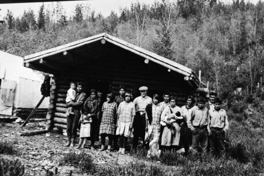 People At Healy River Fish Camp