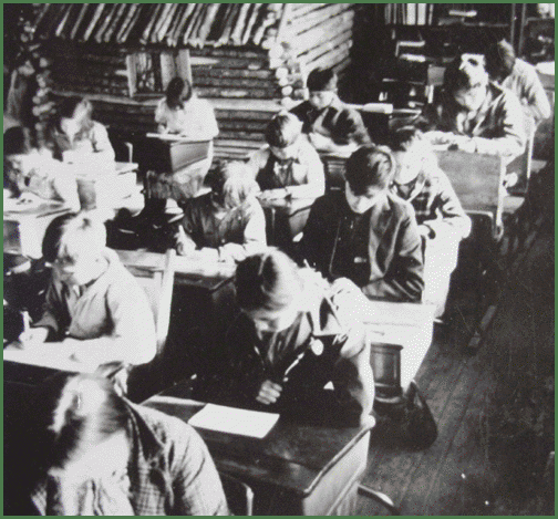 Children at Desks