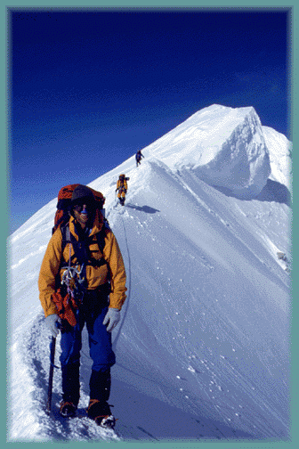 Descending Summit Ridge