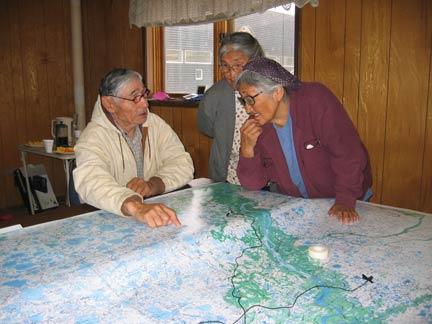 Discussing the Map
