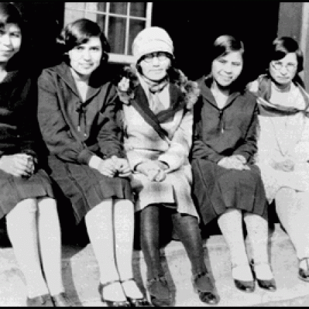 Girls at School in Sitka