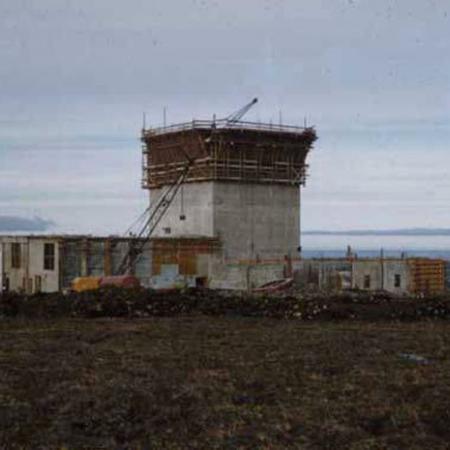 Constructing White Alice Site at Port Moller