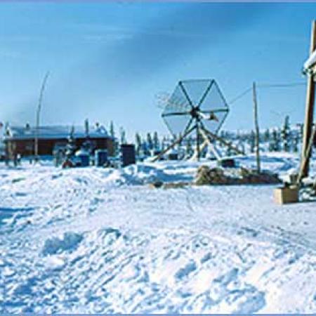 Satellite Dish at Arctic Village