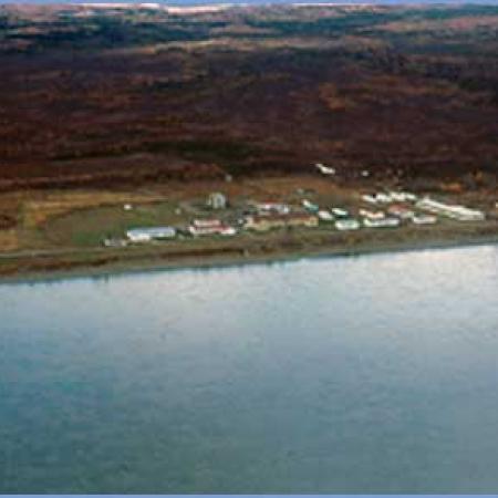Aerial view of Tanana