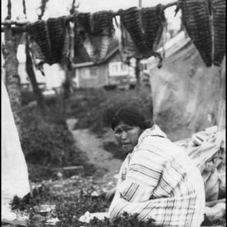 Mary Jackson Cutting Fish