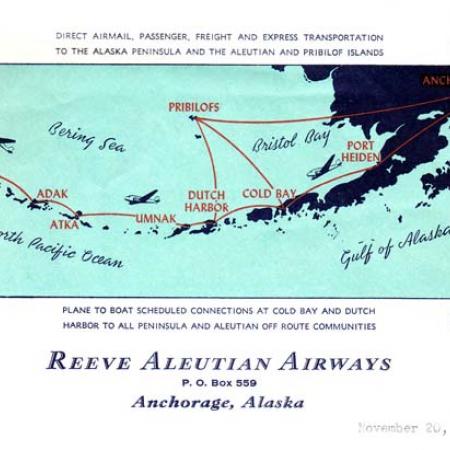 Reeve Aleutian Airways Letterhead