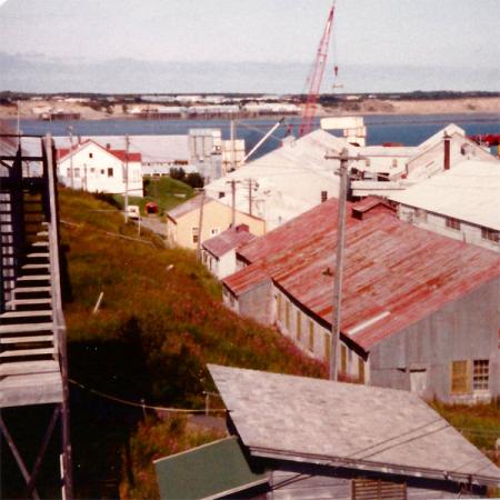 Cannery Buildings and Crane
