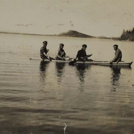 Canoeing on George Lake