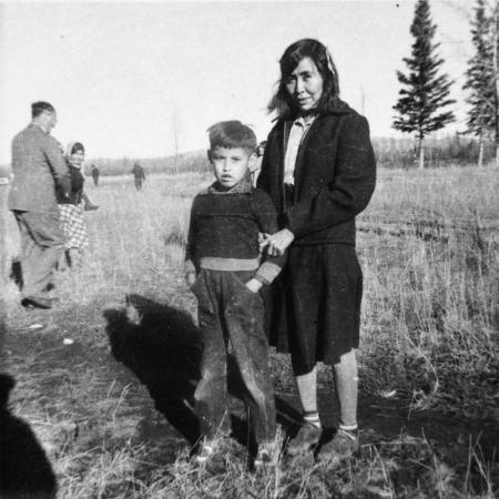 Edna Paul and Her Son