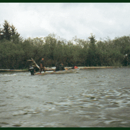 Heading Up The Akwe River