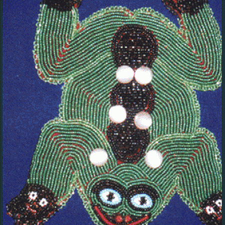 Frog Blanket Detail