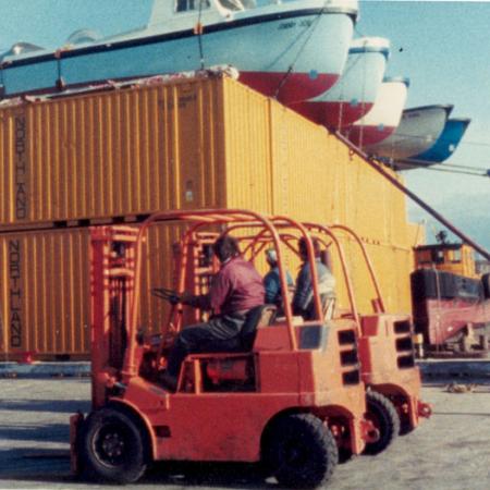 Containers at the Dock