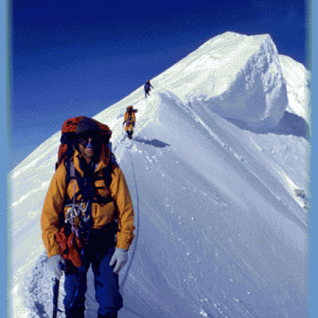 Descending Summit Ridge