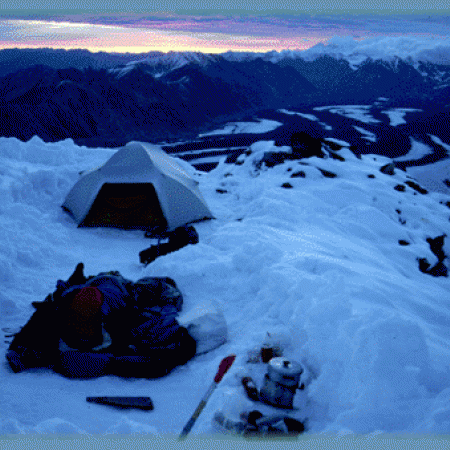 Camp On Mount Brooks