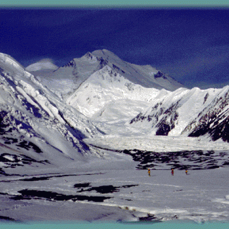 View Of Denali From The Muldrow Glacier