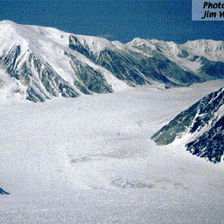 View of Peters Glacier