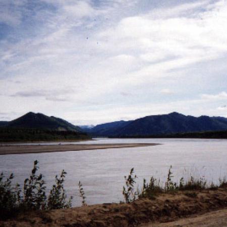 Looking Up The Yukon River