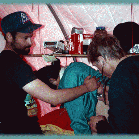 Treatment in the Medical Tent