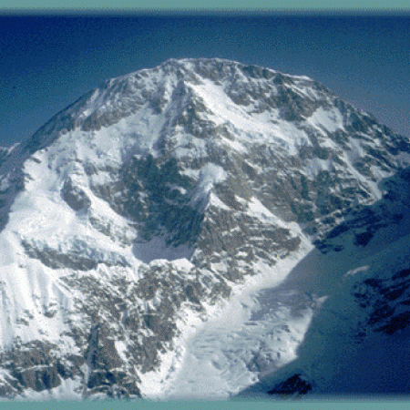 Aerial View Of South Face Of Mount McKinley
