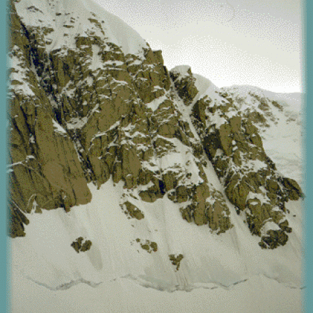 Japanese Couloir From West Rib Variation 